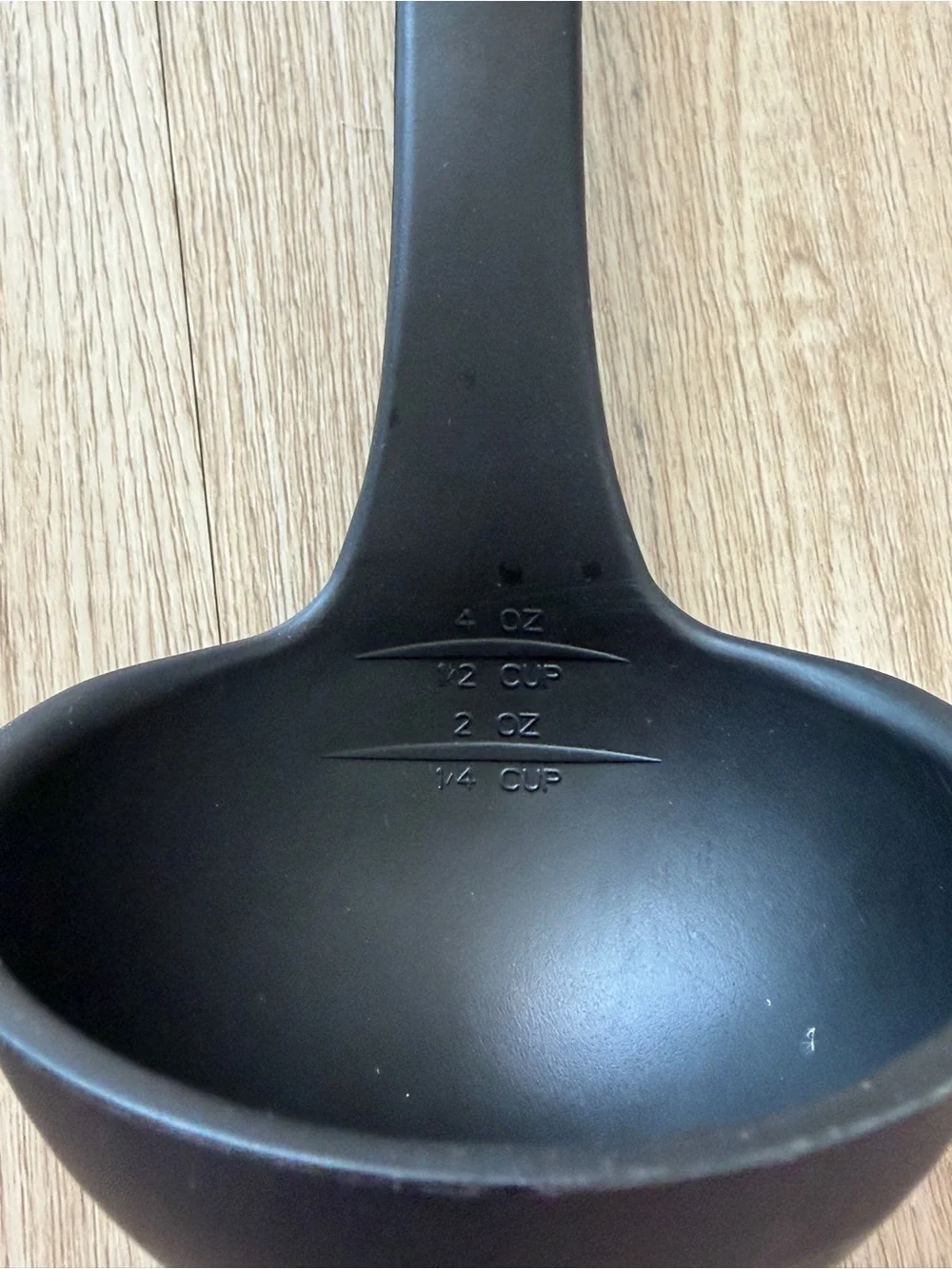 Calphalon Nylon Utensils Lot of 2 Ladle Serving Spoon & Spatula Black Gray Set